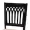 Baxton Studio Genesis Modern Beige Fabric and Dark Brown Finished Wood 2-Piece Dining Chair Set 230-2PC-13189-ZORO - alternate 4
